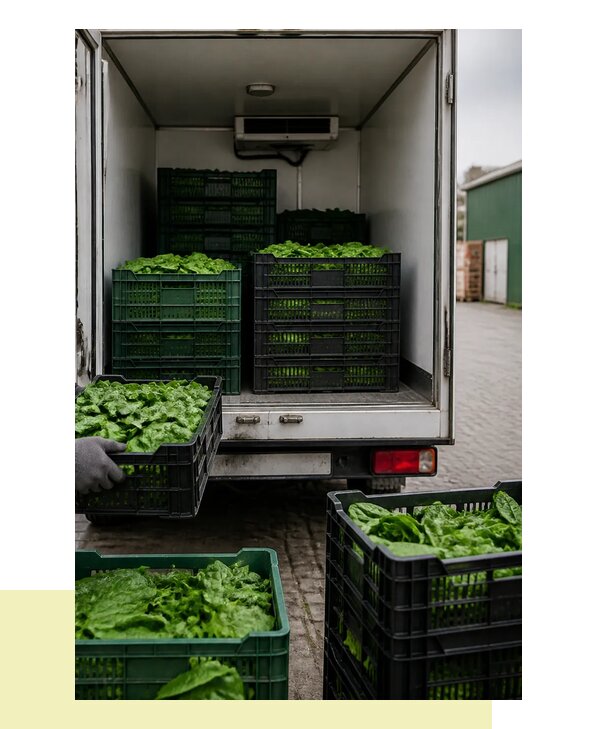 Перевозка шпината в Краснодар с сохранением свежести продукции